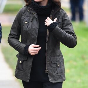 Barbour waxed utility jacket